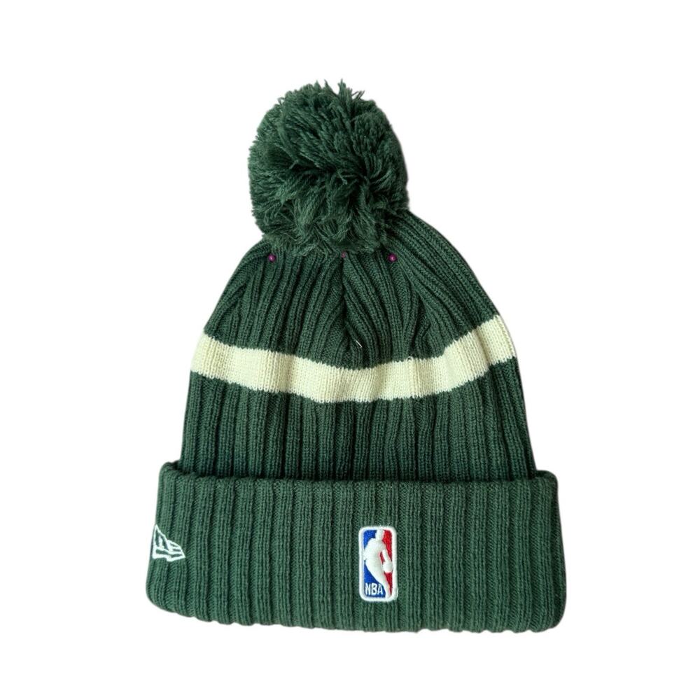 Nba Green‎ Striped Winter Hat sports gorpcore y2k